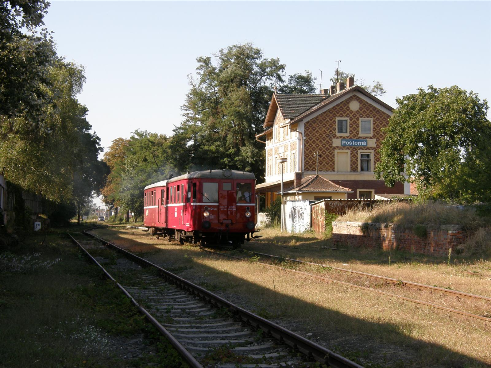 krátka zastávka v žst. Poštorná