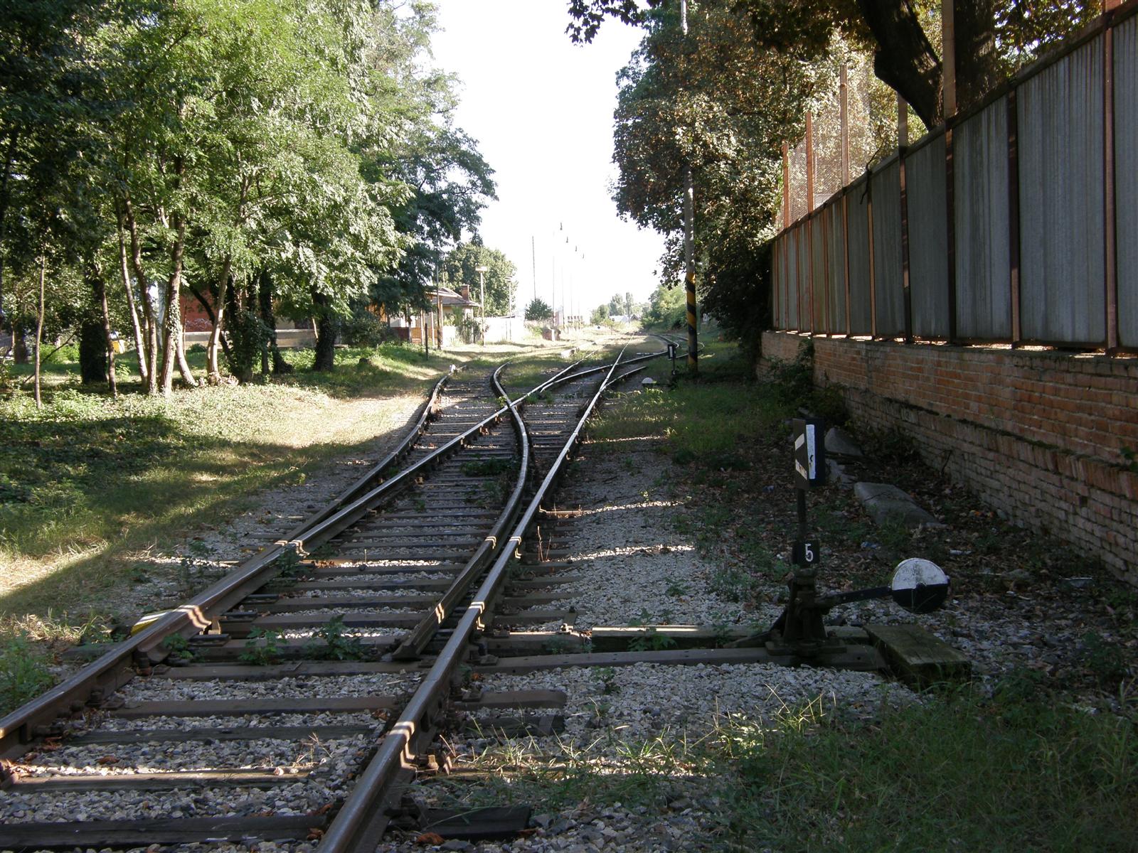 krátka zastávka v žst. Poštorná